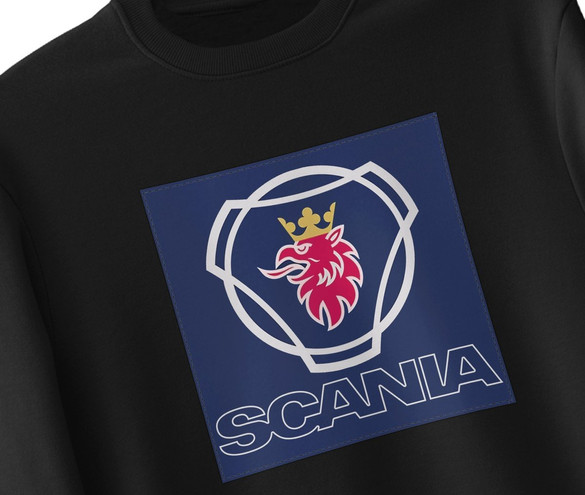 Bluza z naszywką Scania logo blue