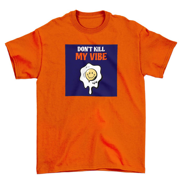 Koszulka z naszywką Don't Kill My Vibe