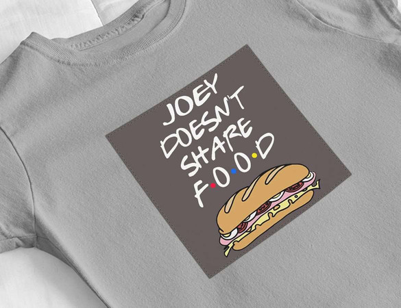 Bluzka damska z naszywką Friends food