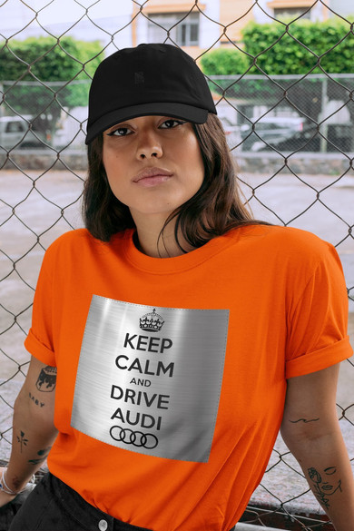 Koszulka z naszywką Audi Keep Calm