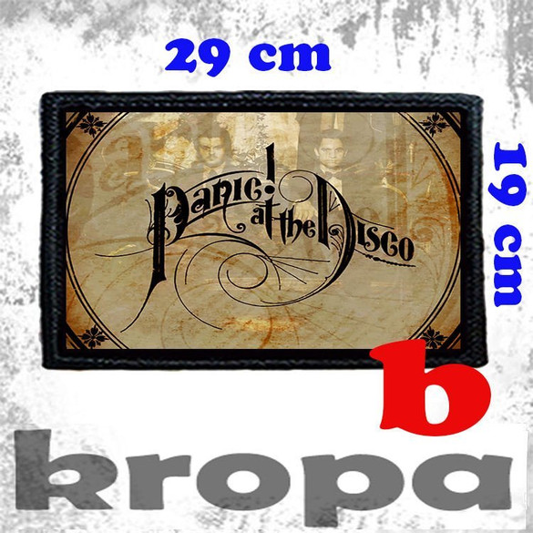 Naszywka duża na ubranie PANIC! AT THE DISCO