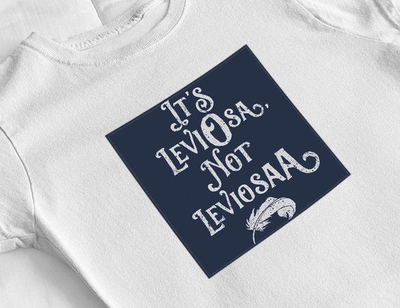 Bluzka damska z naszywką Harry Potter leviosa