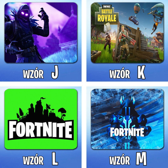 Podkładka pod mysz FORTNITE 24x19cm Z POLSKI +imię