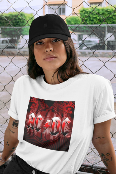 Koszulka z naszywką AC/DC Black Ice