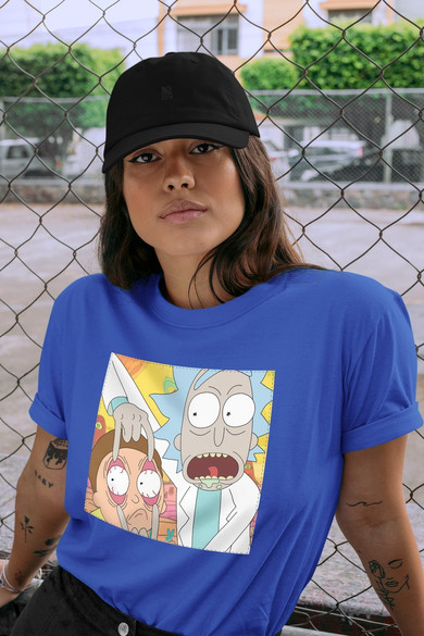 Koszulka z naszywką Rick and Morty 04