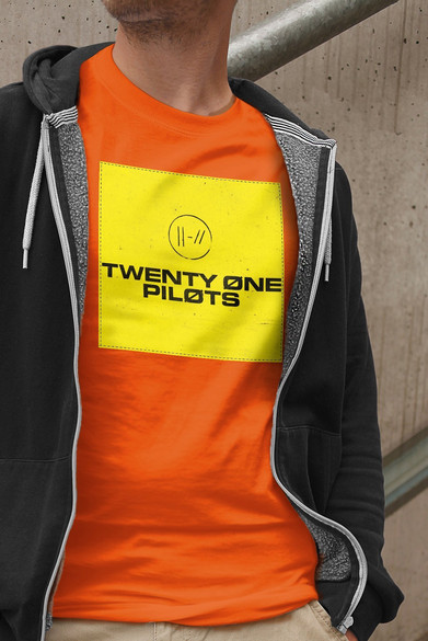 Koszulka z naszywką Twenty One Pilots 01