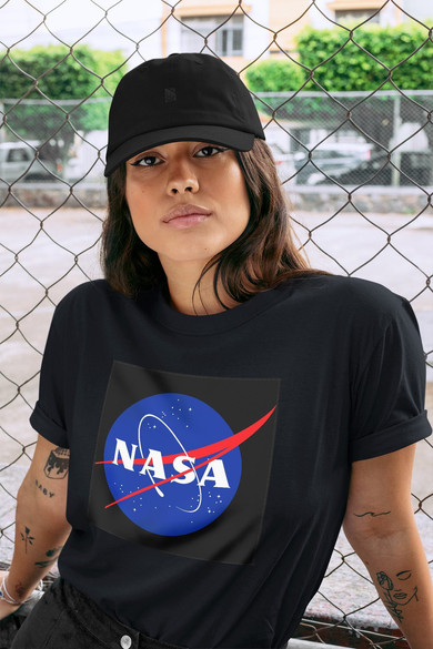 Koszulka z naszywką NASA logo