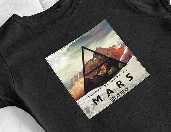Bluzka damska z naszywką 30 Seconds To Mars 4