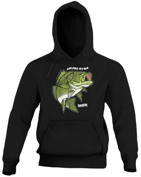 Bluza dla Wędkarza GRUBA RYBA dodaj imię!