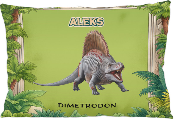 Poduszka Dinozaury Dimetrodon personalizowane imieniem