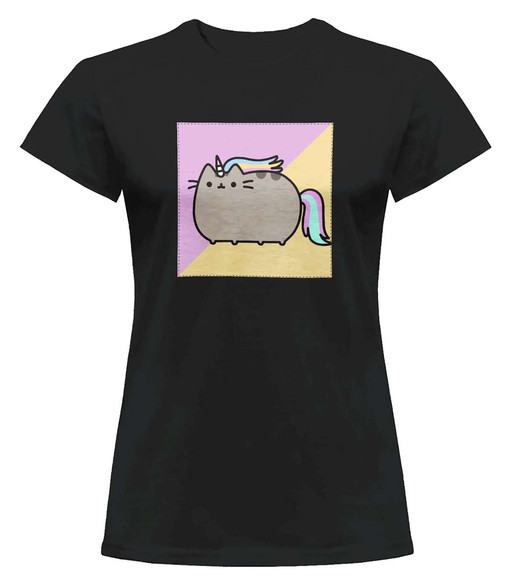Bluzka damska z naszywką Cat Unicorne 01