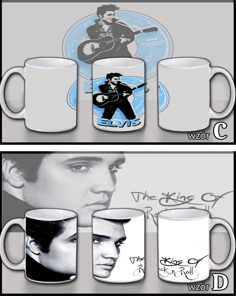 ELVIS PRESLEY Zestaw poduszka kubek WZORY+GRATIS