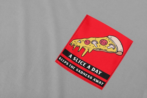 Koszulka z kieszonką A SLICE A DAY
