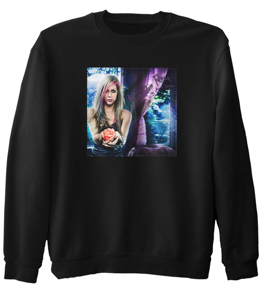 Bluza z naszywką Avril Lavigne rose