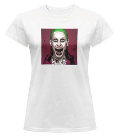 Bluzka damska z naszywką Joker Jared Leto Scream