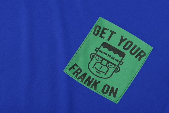 Koszulka z kieszonką GET YOUR FRANK ON