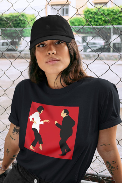 Koszulka XXL z naszywką Pulp Fiction Dance