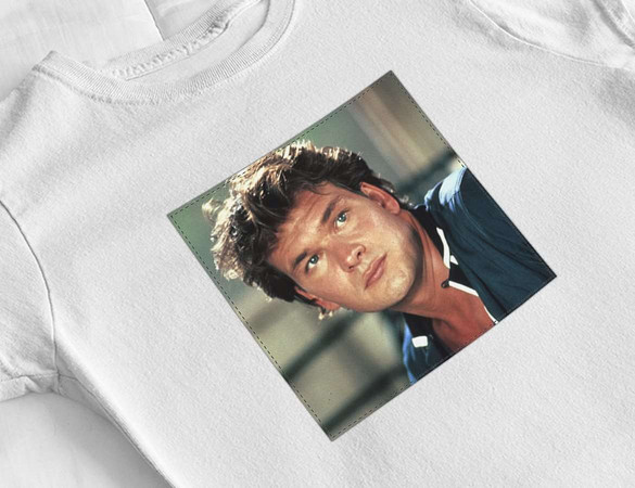 Bluzka damska z naszywką Patrick Swayze