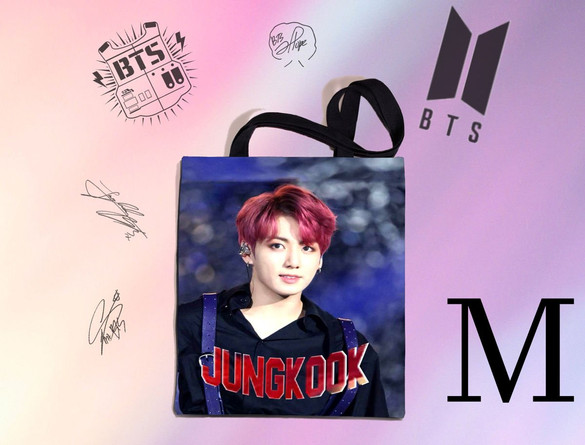 Torba na ramię BTS k-pop FULLPRINT z Polski WZORY