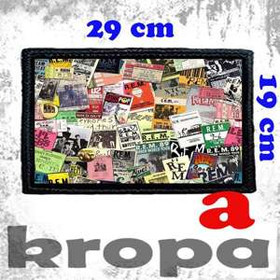 Naszywka duża na ubranie R.E.M.