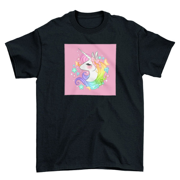 Koszulka z naszywką Unicorne 04