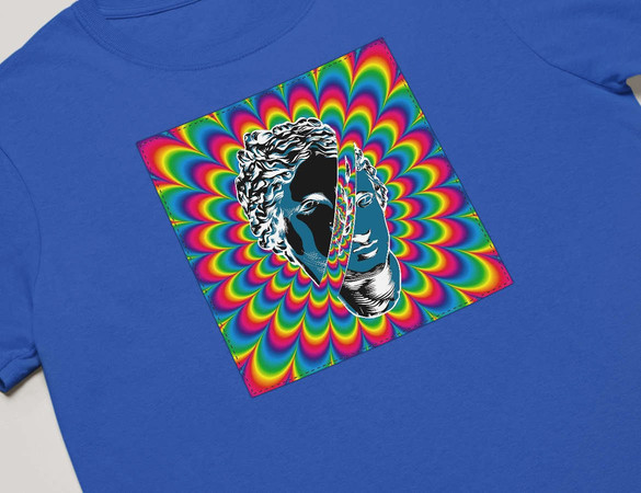 Koszulka z naszywką Psychodelic Athena