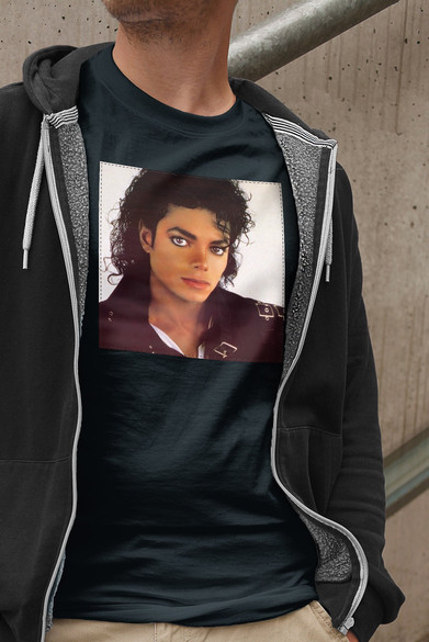 Koszulka z naszywką Michael Jackson 05