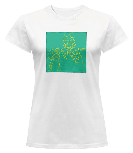 Bluzka damska z naszywką Rick and Morty 06