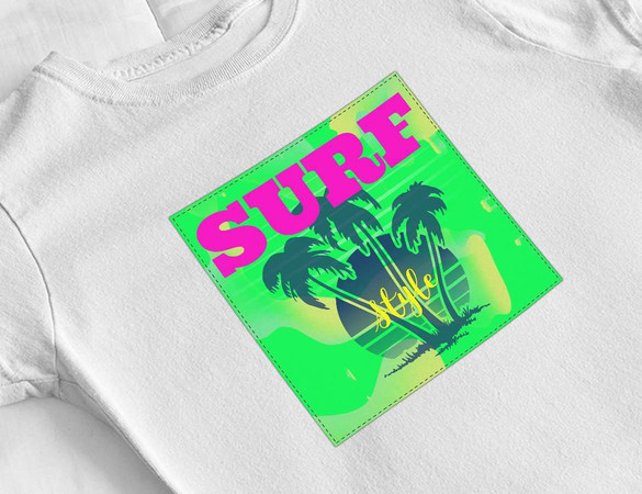 Bluzka damska z naszywką Surf