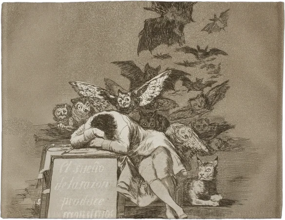 Podkładka na stół Gdy rozum śpi, budzą się demony Francisco Goya