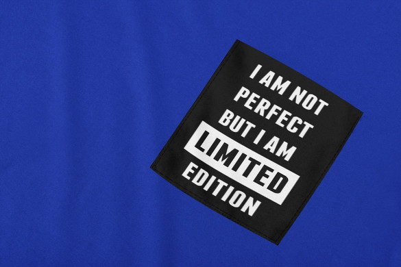 Koszulka z kieszonką I'M NOT PERFECT BUT