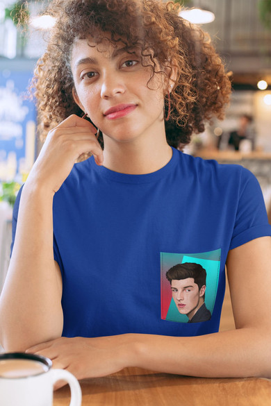 	Koszulka z kieszonką SHAWN MENDES 1