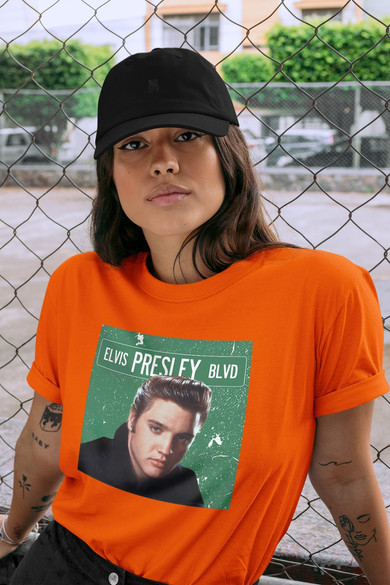 Koszulka z naszywką Elvis Presley 03