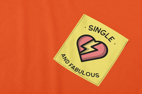 Koszulka z kieszonką SINGLE AND FABULOUS