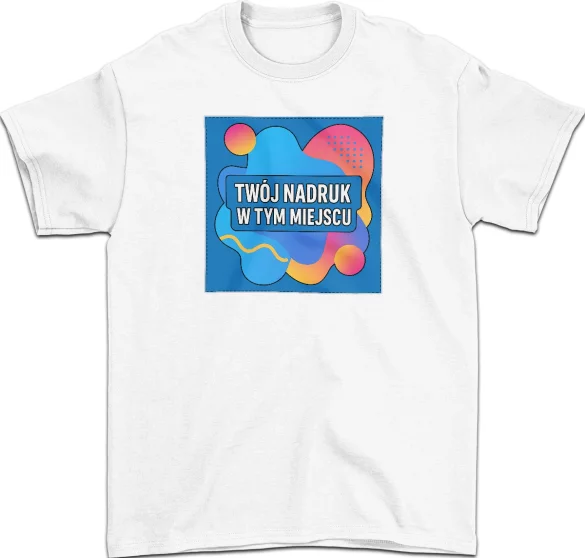 Koszulka z naszywką z własnym nadrukiem