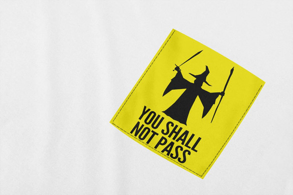 Koszulka z kieszonką YOU SHALL NOT PASS