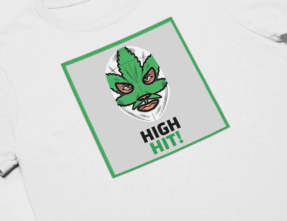 Koszulka z naszywką  High hit