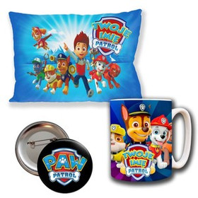 Psi Paw Patrol Poduszka + Kubek +Imię Na Prezent