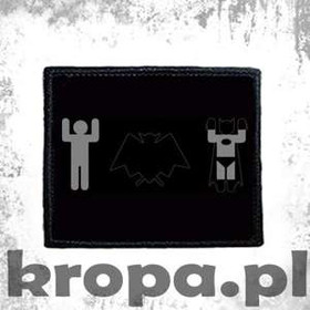 Naszywka MAN + BAT = BATMAN 02