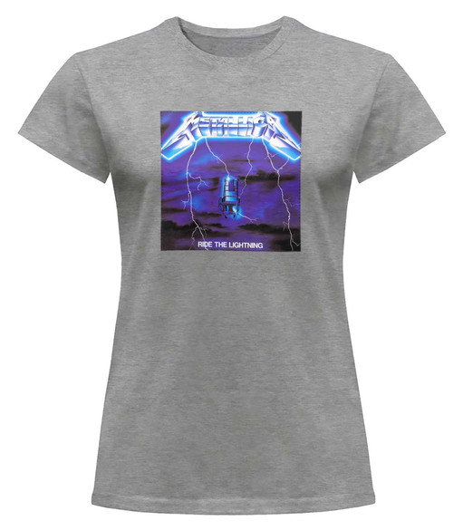 Bluzka damska z naszywką Metallica Ride the