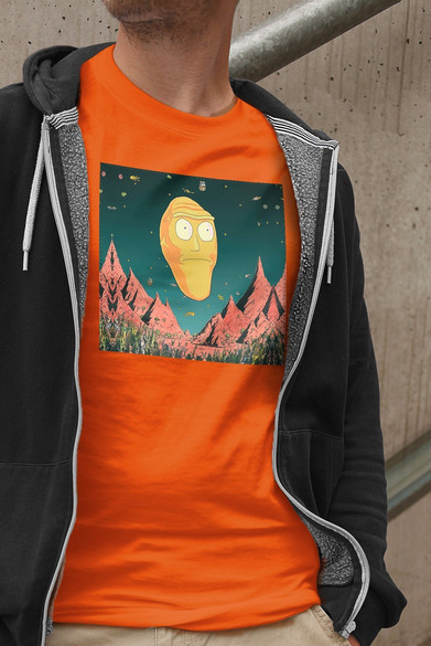 Koszulka z naszywką Rick and Morty 05