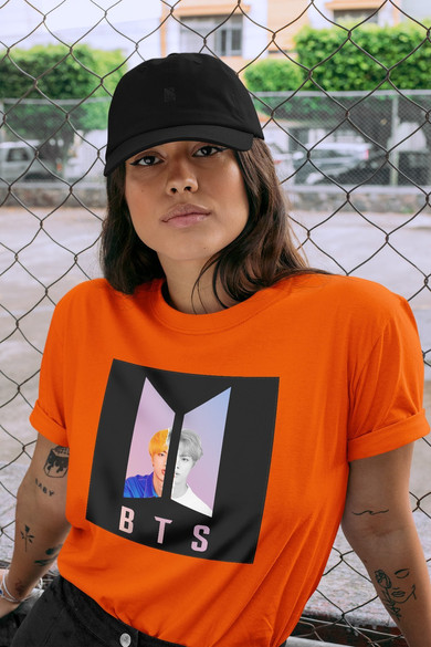 Koszulka z naszywką BTS JIN