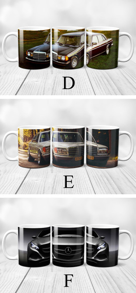 Zestaw MERCEDES poduszka+kubek+GRATIS!  WZORY