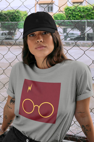 Koszulka z naszywką  Harry Potter glasses