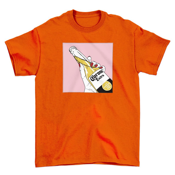 Koszulka z naszywką CORONA Extra