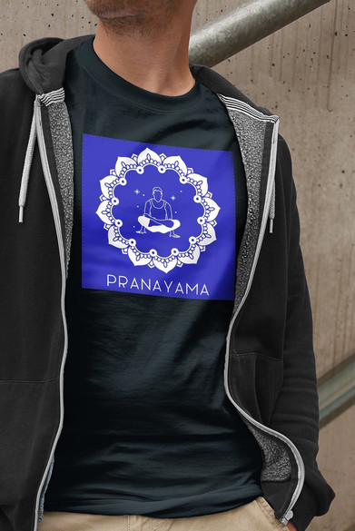 Koszulka z naszywką Pranayama