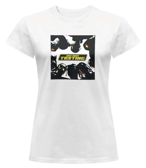 Bluzka damska z naszywką Asap Rocky Testing