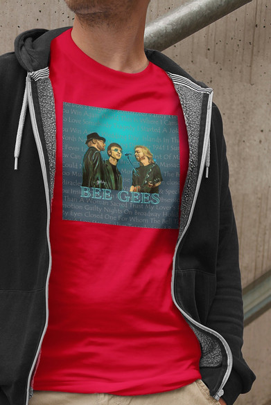 Koszulka z naszywką  Bee Gees  01