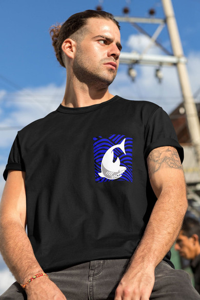 Koszulka z kieszonką REKIN SHARK