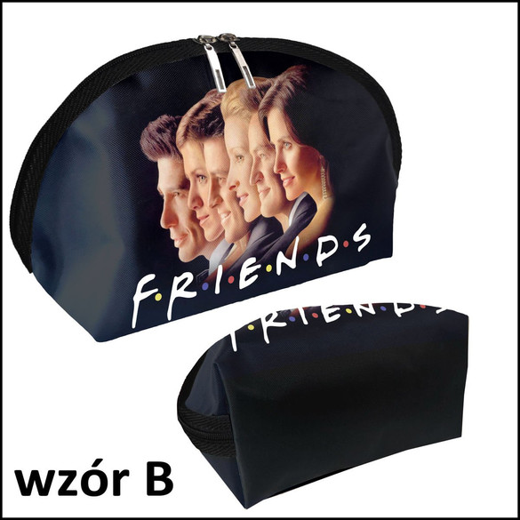 Kosmetyczka FRIENDS PRZYJACIELE WZORY